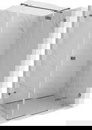 Mexen Lunar T cabină de duș cu deschidere dreapta 120 x 80 cm, transparentă, gri armă periat - 834T-120-080-66-00-P