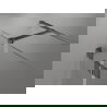 Mexen Lunar T cabină de duș batantă dreapta 130 x 80 cm, transparent, gri pistol periat - 834T-130-080-66-00-P