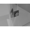 Mexen Lunar T cabina de duș batantă dreapta 115 x 90 cm, transparentă, gri-închis periat - 834T-115-090-66-00-P