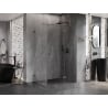 Mexen Lunar T cabină de duș cu ușă rabatabilă dreapta 120 x 90 cm, transparentă, gri pistol periat - 834T-120-090-66-00-P