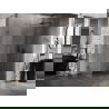 Mexen Lunar T cabină de duș cu deschidere dreapta 140 x 110 cm, transparent, gri armat periat - 834T-140-110-66-00-P