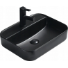 Mexen Alba lavoar pe blat 50 x 40 cm, negru mat - 21955085