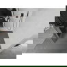 Mexen Kioto+ perete de duș cu raft și cuier 80 x 200 cm, transparent 8 mm, Neagră - 800-080-121-70-00