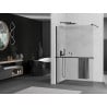 Mexen Kioto+ perete de duș cu raft Walk-in 100 x 200 cm, transparent, negru - 800-100-121-70-00