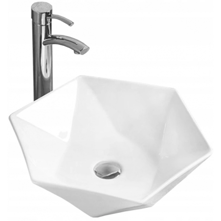 Mexen Mery lavoar pe blat 48 x 41 cm, alb - 21984800