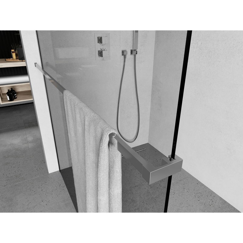 Mexen törölköző tartó korlát zuhanyfalra, króm - 800-06-01