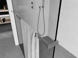 Mexen törölköző tartó korlát zuhanyfalra, króm - 800-06-01