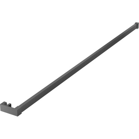 Mexen Uni-R bară pentru prosoape pentru peretele de duș, gun gray periat - 800-06-66