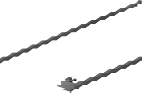 Mexen törölközőtartó zuhanyfalra, gun grey csiszolt - 800-06-66