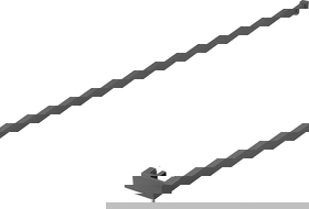 Mexen törülközőtartó korlát zuhanyfalhoz, gun metal - 800-06-95