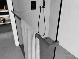 Mexen bară pentru prosoape pentru peretele cabinei de duș, metal armat - 800-06-95