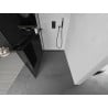Mexen Kioto+ panou de duș cu raft Walk-in 80 x 200 cm, grafit, negru - 800-080-121-70-40