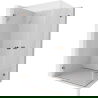 Mexen Lunar-B Duo cabină de duș cu ușă batantă 90 x 70 cm, transparent, aur roz - 832-090L-070P-60-00