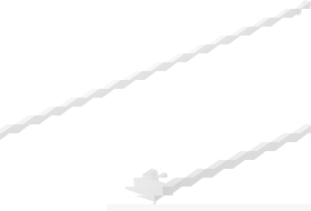 Mexen bara de prosoape pentru peretele de duș, alb - 800-06-20