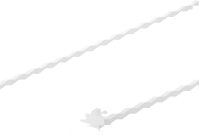 Mexen törölközőtartó korlát zuhanyfalhoz, fehér - 800-06-20