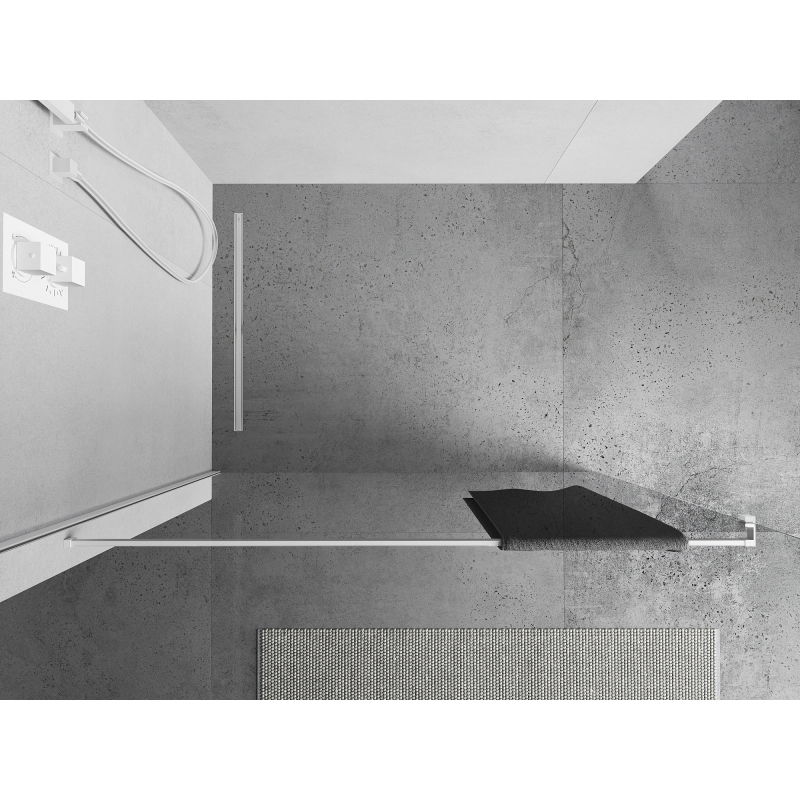 Mexen bara de prosoape pentru peretele de duș, alb - 800-06-20