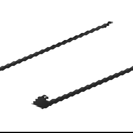 Mexen törölközőtartó korlát zuhanyfalhoz, fekete - 800-06-70