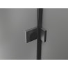 Mexen Lunar T cabina de duș cu deschidere spre dreapta 135 x 120 cm, transparentă, gri armă periat - 834T-135-120-66-00-P