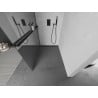 Mexen Kioto+ zuhanyfal polccal Walk-in 100 x 200 cm, tükör, fekete - 800-100-121-70-50