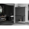 Mexen Kioto+ zuhanyfal polccal Walk-in 100 x 200 cm, tükör, fekete - 800-100-121-70-50