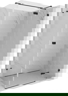 Mexen Lunar T zuhanykabin jobboldali 120 x 90 cm, átlátszó, fekete - 834T-120-090-70-00-P