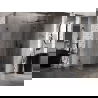 Mexen Lunar T cabină de duș cu deschidere dreapta 140 x 110 cm, transparentă, neagră - 834T-140-110-70-00-P