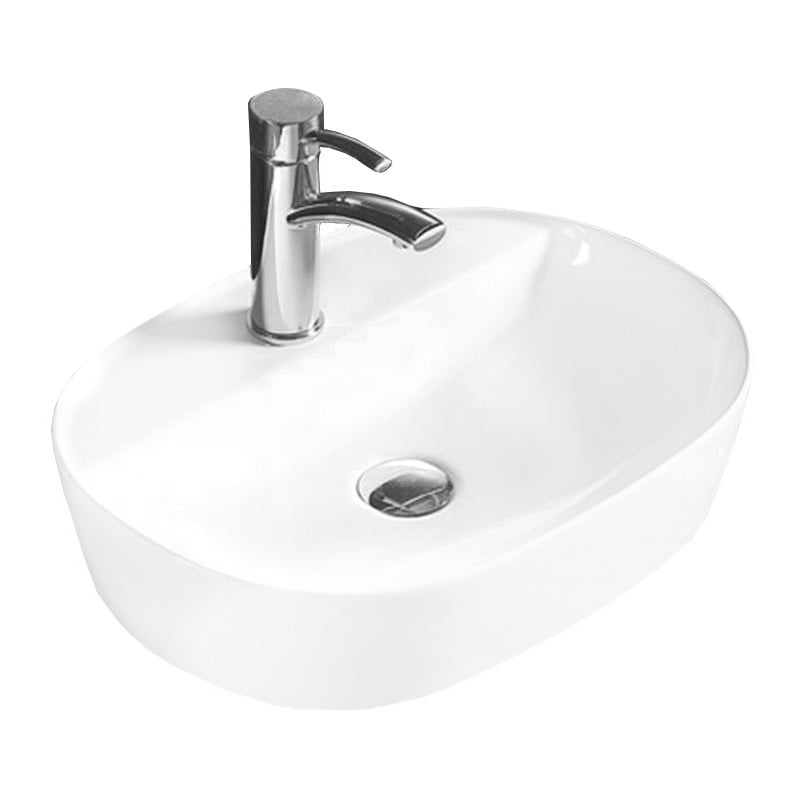 Mexen Iris lavoar pe blat 50 x 38 cm, alb - 21995000