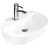 Mexen Iris lavoar pe blat 50 x 38 cm, alb - 21995000