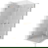Mexen Lunar-B Duo cabină de duș pivotantă 70 x 70 cm, transparent, cupru periat - 832-070L-070P-65-00