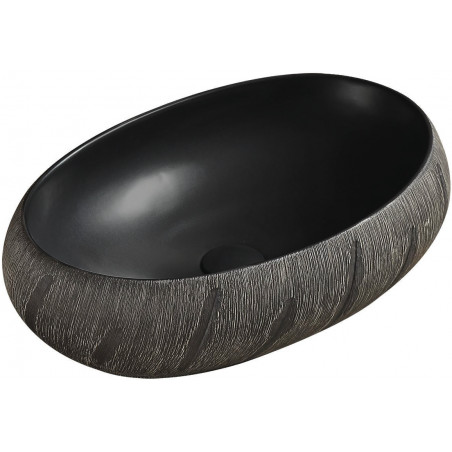 Mexen Abril Lavoar pe blat 58 x 39 cm, negru - 22015866