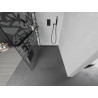 Mexen Kioto+ zuhanyfal polccal Walk-in 70 x 200 cm, fehér minta, fekete - 800-070-121-70-85