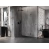 Mexen Lunar-B Duo cabină de duș batantă 75 x 75 cm, transparentă, gri pistol periat - 832-075L-075P-66-00