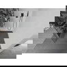 Mexen Kioto+ perete de duș cu raft și cuier 100 x 200 cm, transparent/Model alb 8 mm, Neagră - 800-100-121-70-85