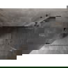 Mexen Lunar-B Duo cabină de duș cu deschidere 90 x 80 cm, transparent, gri armat periat - 832-090L-080P-66-00