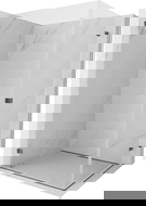 Mexen Lunar-B Duo nyíló zuhanykabin 100 x 80 cm, átlátszó, matt szürke - 832-100L-080P-66-00