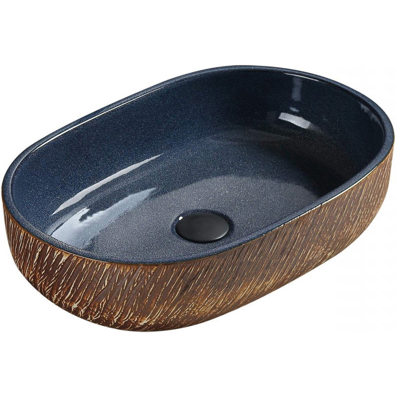 Mexen Aleta chiuvetă de blat 59 x 40 cm, albastră - 22035966