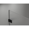 Mexen Lunar-B Cabină de duș batantă Duo 100 x 80 cm, transparentă, neagră - 832-100L-080P-70-00
