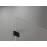 Mexen Lunar-B Duo cabină de duș cu deschidere 85 x 85 cm, transparentă, neagră - 832-085L-085P-70-00