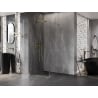 Mexen Lunar-B L cabină de duş batantă stânga 90 x 90 cm, transparent, auriu - 832L-090-090-50-00-L