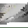 Mexen Kioto+ perete de duș cu raft și cuier 110 x 200 cm, transparent/Înghețat 8 mm, Aurie - 800-110-121-50-35