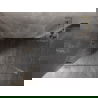 Mexen Lunar-B L cabină de duș pivotantă stânga 80 x 70 cm, transparent, auriu periat - 832L-080-070-55-00-L