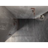 Mexen Lunar-B L cabina de duș batantă stânga 100 x 100 cm, transparentă, aur roz - 832L-100-100-60-00-L
