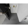Mexen Kioto+ zuhanyfal polccal 120 x 200 cm, grafit, arany - 800-120-121-50-40