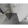 Mexen Kioto+ zuhanyfal polccal Walk-in 90 x 200 cm, tükör, arany - 800-090-121-50-50