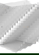 Mexen Lunar-B Duo cabină de duș cu uși pivotante 90 x 80 cm, transparentă, nichel periat - 832-090L-080P-97-00