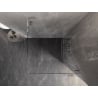 Mexen Lunar-B L cabină de duș batantă dreaptă 80 x 80 cm, transparent, crom - 832L-080-080-01-00-P