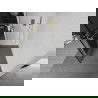 Mexen Kioto+ perete de duș cu raft și cuier 140 x 200 cm, transparent/Model negru 8 mm, Aurie - 800-140-121-50-77
