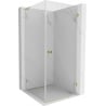 Mexen Lunar-B L cabină de duș cu ușă batantă dreapta 70 x 70 cm, transparentă, auriu - 832L-070-070-50-00-P