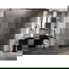 Mexen Lunar-B L cabină de duș pivotantă dreaptă 75 x 70 cm, transparent, auriu - 832L-075-070-50-00-P