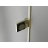 Mexen Lunar-B L cabină de duș pivotantă dreaptă 75 x 70 cm, transparent, auriu - 832L-075-070-50-00-P
